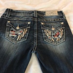 EUC Miss Me boot cut jeans